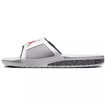 Мужские кроссовки Air Jordan Jordan Hydro 3 Retro Slide White Cement Summit-White Cement-Grey Black 854556-101 40