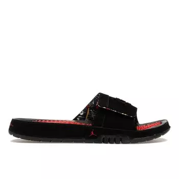 Мужские кроссовки Air Jordan Jordan Hydro 8 Retro Slide Playoff черные, красные, белые FD7674-001 41