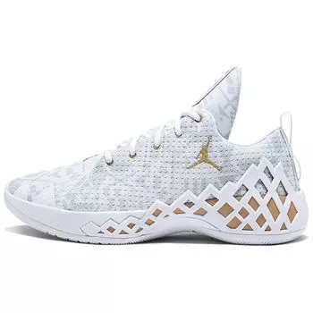 Мужские кроссовки Air Jordan Jordan Jumpman Diamond Low PF FIBA Белый металлик-золото CI1209-107 40.5