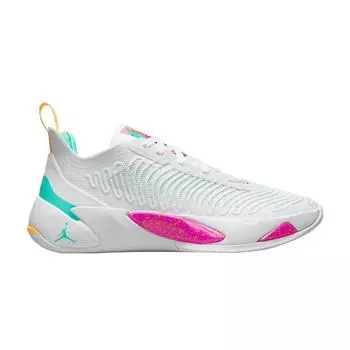 Мужские кроссовки Air Jordan Jordan Luka 1 PF Imaginarium белые динамические бирюзовые лазерно-оранжевые DQ6510-164 41