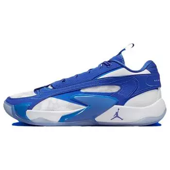 Мужские кроссовки Air Jordan Jordan Luka 2 TB Game Royal белые, чистая платина FN7400-140 42.5