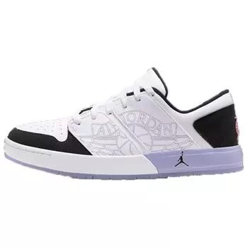 Мужские кроссовки Air Jordan Jordan Nu Retro 1 Low Dongdan белые черные ледяно-сиреневые FJ7684-151 47.5