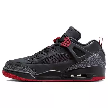 Мужские кроссовки Air Jordan Jordan Spizike Low Bred черные, темно-красные, прохладно-серые, FQ1759-006 40