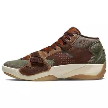 Мужские кроссовки Air Jordan Jordan Zion 2 PF Voodoo коричневые льняные с кунжутом DV3769-212 42