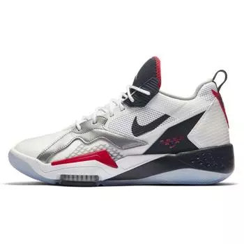 Мужские кроссовки Air Jordan Jordan Zoom 92 Olympics белые, красные, серебристо-металлик CK9183-101