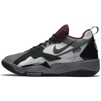 Мужские кроссовки Air Jordan Paris Saint-Germain x Jordan Zoom 92 Bordeaux серые светло-графитовые нейтрально-серые DA2554-006