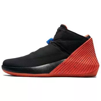 Мужские кроссовки Air JordanWhy Not Zer0.1 Triple Double Black Black-Signal-Blue-Team-Orange AA2510-015