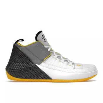 Мужские кроссовки Air JordanWhy Not Zer0.1 Chaos White Particle-Grey-Black-Opti-Yellow BV5498-100