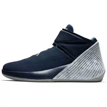 Мужские кроссовки Air JordanWhy Not Zer0.1 Georgetown синие, темно-синие, темно-синие, оловянно-серые, AA2510-406