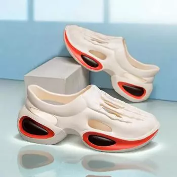 Мужские кроссовки Air Mesh Tenjs Мужские сандалии Eva Роскошные летние тапочки для бега Мужская бестселлерная кожаная обувь для мужчин с теннисом 39 бежевый