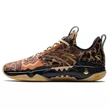 Мужские кроссовки Anta Kyrie Irving x Shock Wave 5 Pro Feline коричневые 112411111-3 39