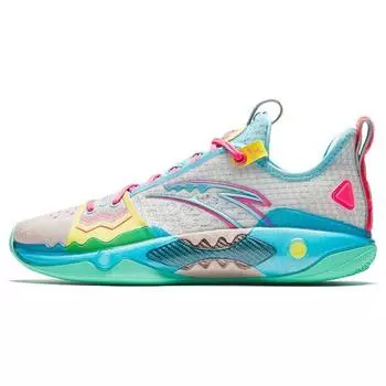 Мужские кроссовки Anta Kyrie Irving x Shock Wave 5 Pro Halloween серо-синие 112341111-1 40