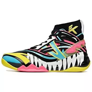 Мужские кроссовки Anta Marvel x KT6 Disruptive High Venom, разноцветные, черные, розовые 112041102-2