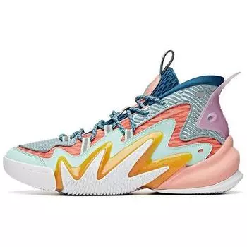 Мужские кроссовки Anta Shock The Game 4 Craze 2 разноцветные, синие, розовые 112131631S-4