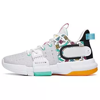 Мужские кроссовки Anta Shock The Game Daringly 2.0 Free to Dream Белый Черный Зеленый 112121610-4 44.5