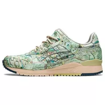 Мужские кроссовки ASICS atmos x Gel Lyte 3 OG Aged Map Green Ice-Green Midnight-Blue 1201A856-300 39.5