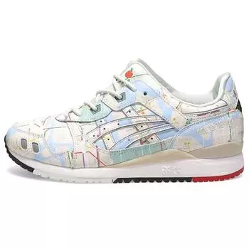 Мужские кроссовки ASICS atmos x Gel Lyte 3 OG NYC Subway Cream Birch Pure-Silver 1201A528-200 43.5