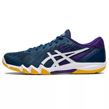 Мужские кроссовки ASICS Attack Bladelyte 4 Mako Blue белые 1073A001-405 39