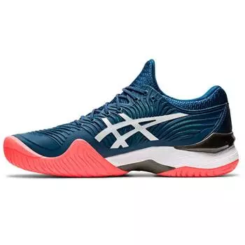 Мужские кроссовки ASICS Court FF 2 Mako Blue белые 1041A083-400