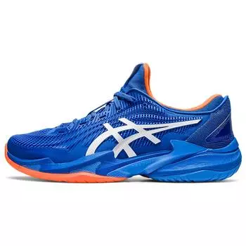 Мужские кроссовки ASICS Court FF 3 Novak Tuna Blue белые 1041A361-960 44