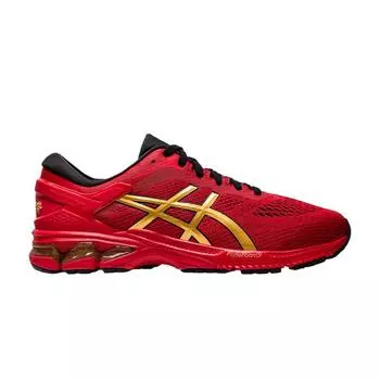Мужские кроссовки ASICS Gel Kayano 26 Lucky Red Classic-Red Pure-Gold 1011A772-600