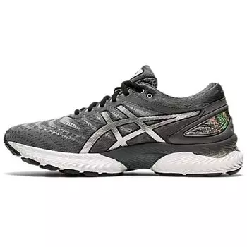 Мужские кроссовки ASICS Gel Nimbus 22 Platinum Pure Silver серые Carrier-Grey 1011A779-020