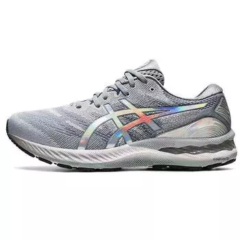Мужские кроссовки ASICS Gel Nimbus 23 Platinum Серый Пьемонт-Серый Белый 1011B290-020 40.5