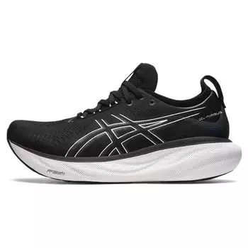 Мужские кроссовки ASICS Gel Nimbus 25 4E Wide Black Pure Silver 1011B618-001 39