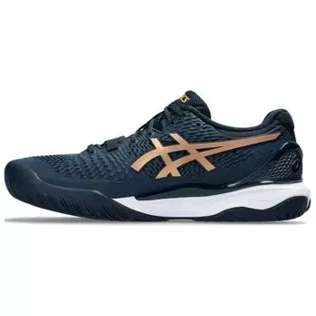 Мужские кроссовки ASICS Gel Разрешение 9 French Blue Pure Gold 1041A468-960 41.5