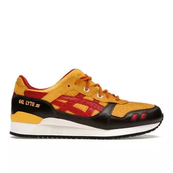 Мужские кроссовки ASICS Kith x Marvel x Gel Lyte 3 07 Remastered X-Men, 60th Anniversary — Wolverine 1980, желтые 1201A957-750 40.5