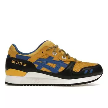Мужские кроссовки ASICS Kith x Marvel x Gel Lyte 3 07 Remastered X-Men, 60th Anniversary — Wolverine 1975, желтые 1201A957-751