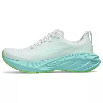 Мужские кроссовки ASICS Novablast 4 White Illuminate Mint 1011B693-100 41.5