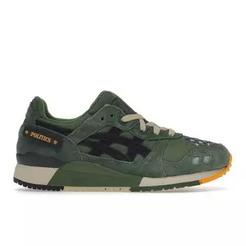 Мужские кроссовки ASICS Sneaker Politics x Gel Lyte 3 Always Ready Green Courtyard Black 1201A516-300 38