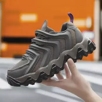 «Мужские кроссовки Blade Running с низким верхом в корейском стиле» 43 чёрный