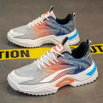 Мужские кроссовки большого размера 46 Luxuxy Chuky Outdoor Tenis Прогулочная обувь для мужской обуви Трендовые повседневные кроссовки Обувь для скейтборда Плоские лоферы 40 синий