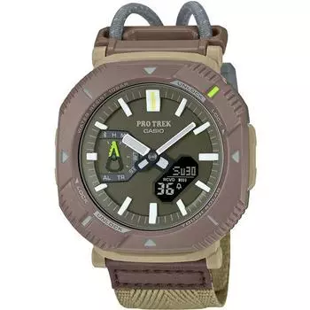 Мужские кроссовки CASIO PRO TREK PRJ-B001B-5JF [линия PRO TREK Hiker (Цвет земли) Тема Модель] Круглые часы