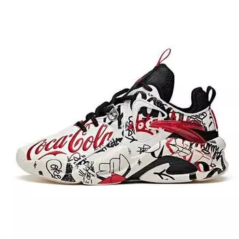 Мужские кроссовки Coca Cola X Anta Dad Shoes, черные, белые, красные 112018088S-1 40