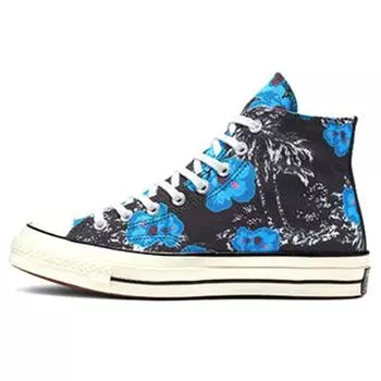 Мужские кроссовки Converse Chuck 70 High Paradise Floral Black Gnarly-Blue Racer-Pink 164077C