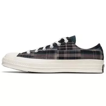 Мужские кроссовки Converse Chuck 70 Low Twisted Prep Black Faded-Spruce Mason-Taupe 166852C