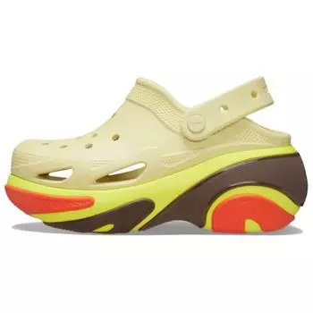 Мужские кроссовки Crocs Bubble Crush Clog Sesame кремовые 210061-0HX 39-40