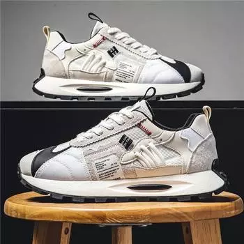 Мужские кроссовки Дизайнерская мужская обувь Dissolve Толстые туфли Повседневные кроссовки Мужские платформы Новые массивные прогулочные туфли Zapatillas De Hombre 39