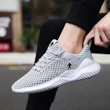 Мужские кроссовки для активного отдыха, дышащие кроссовки для бега, летние сетчатые теннисные туфли для мужчин, роскошная повседневная обувь Zapatillas De Deport 38