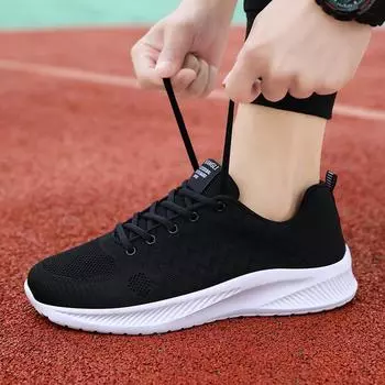 Мужские кроссовки для бега Бесплатная доставка Сетчатые дышащие кроссовки мужские легкие черные спортивные кроссовки для мужчин 40