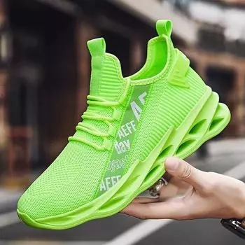 Мужские кроссовки для бега, дышащая сетчатая обувь, легкая мужская спортивная обувь, повседневная универсальная обувь Masculino 41