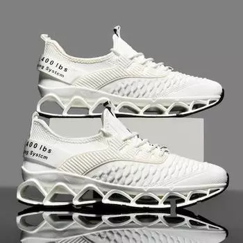 Мужские кроссовки для бега и ходьбы Blade Tennis Casual Fashion Sneakers Comfort Work Sport Athletic Trainer… 39 белый