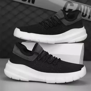 Мужские кроссовки для бега, кроссовки для ходьбы, теннисные спортивные кроссовки без шнуровки, легкие, удобные, дышащие, повседневные мужские кроссовки на шнуровке для бега 39