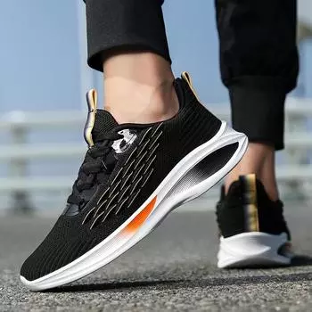Мужские кроссовки для бега, мужские дышащие, удобные, легкие, повседневные, спортивные кроссовки для ходьбы, спортивные кроссовки без застежек для ходьбы 39
