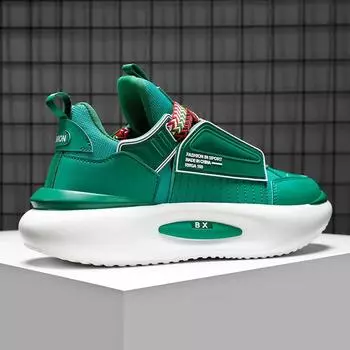 Мужские кроссовки для бега на толстой подошве, легкие повседневные мужские кроссовки для ходьбы, тенниса, баскетбола 2024 Sapato Masculino Zapatillas Hombre 39 чёрный