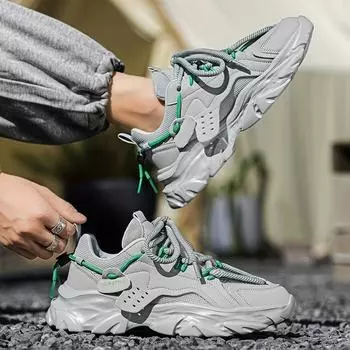 Мужские кроссовки для бега, новые старые кроссовки Dady, амортизирующие легкие кроссовки для бега, для мужчин, для повседневного использования, для ходьбы, для спорта, тенниса 39 белый