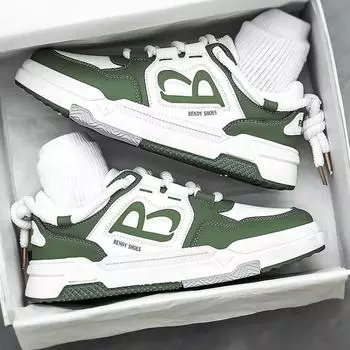 Мужские кроссовки для бега, прогулочная кожаная обувь, молодежная повседневная обувь для крикета, модная трендовая удобная обувь для скейтборда, Zapatos Casuales 39 чёрный